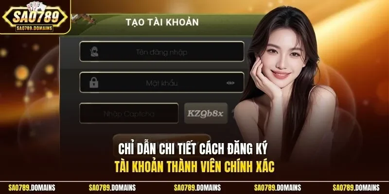 Chỉ dẫn chi tiết cách đăng ký tài khoản thành viên chính xác